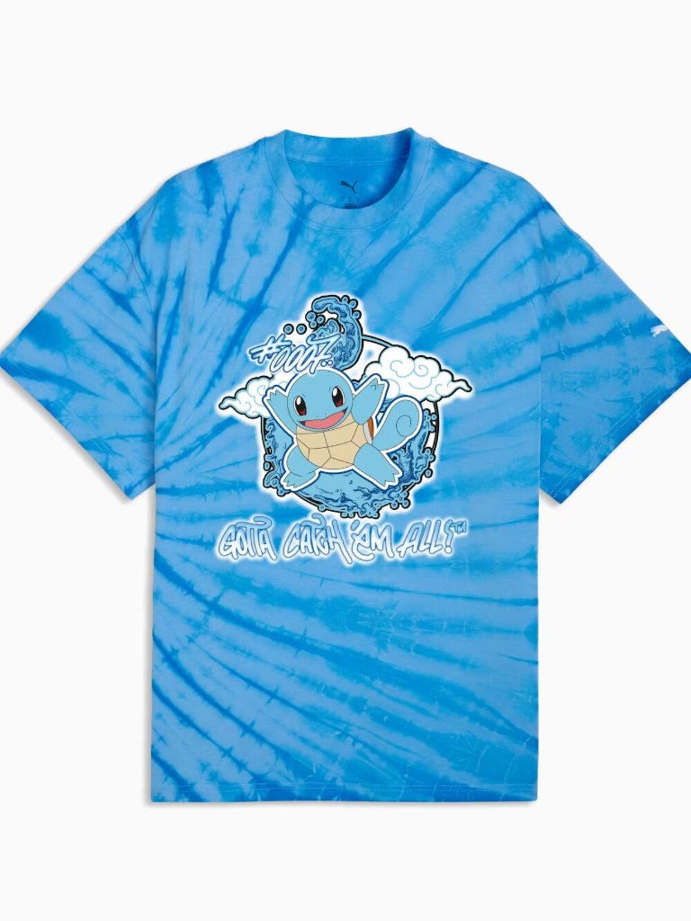 PUMA x Pokémon Squirtle Oversized Tee Men’s XL NWOT